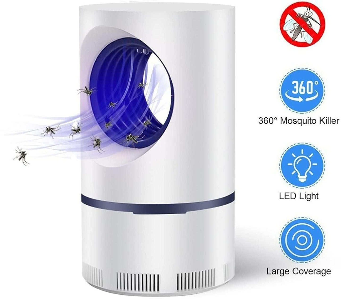 Electronic LED Mosquito Killer Machine Trap Lamp with USB | Eco-Friendly Insect Killer for Home, Office & Outdoor Use