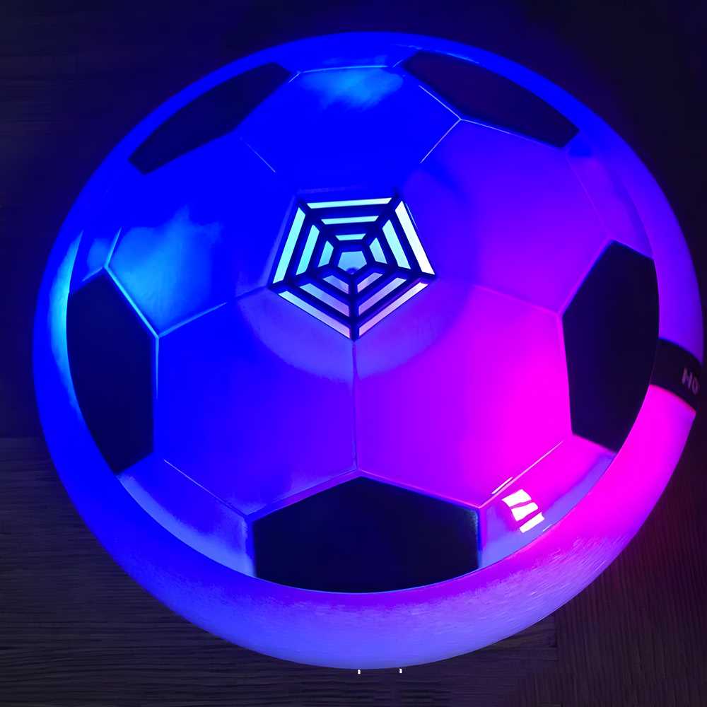 Magic Air Soccer Ball for Toddlers with Flashing Colored LED Lights | Indoor Hover Football Toy for Kids