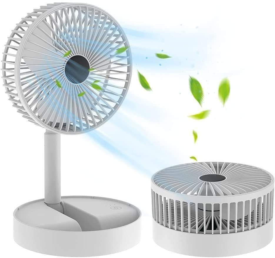 Powerful Rechargeable High-Speed Mini Table Desk Fan | Portable Cooling Fan for Home, Office & Travel