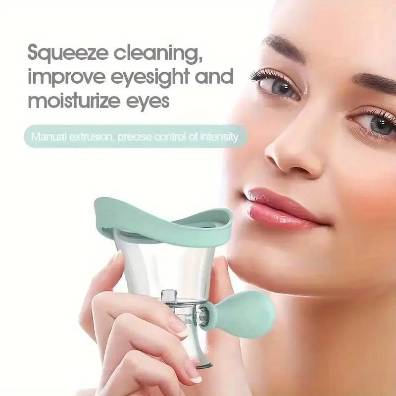 Portable Eye Cups for Eye Wash with Air Valve | Reusable Eye Cleaning Cup for Daily Eye Care & Irritation Relief