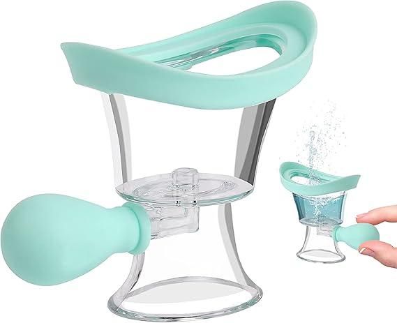 Portable Eye Cups for Eye Wash with Air Valve | Reusable Eye Cleaning Cup for Daily Eye Care & Irritation Relief