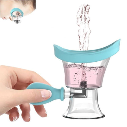 Portable Eye Cups for Eye Wash with Air Valve | Reusable Eye Cleaning Cup for Daily Eye Care & Irritation Relief