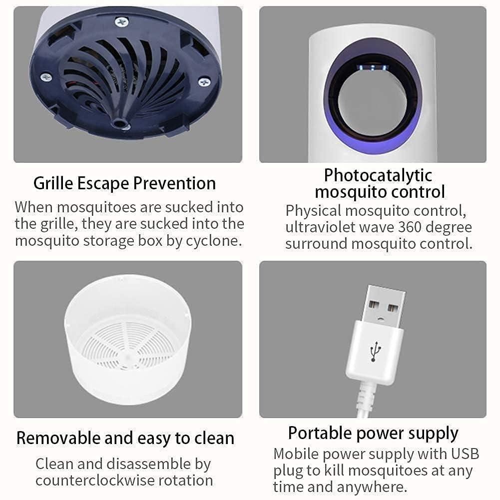 Electronic LED Mosquito Killer Machine Trap Lamp with USB | Eco-Friendly Insect Killer for Home, Office & Outdoor Use