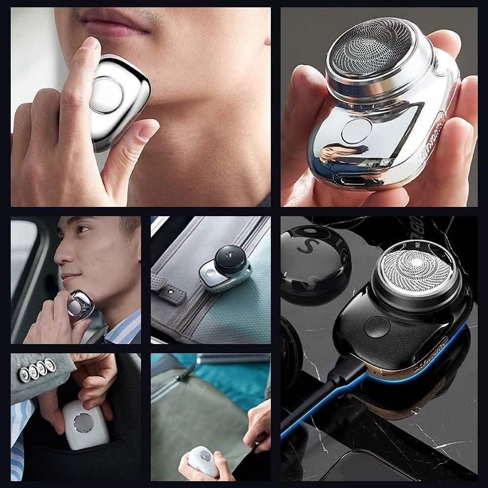 Mini Electric Shaver for Men | Portable USB Rechargeable Razor for Travel & Daily Grooming