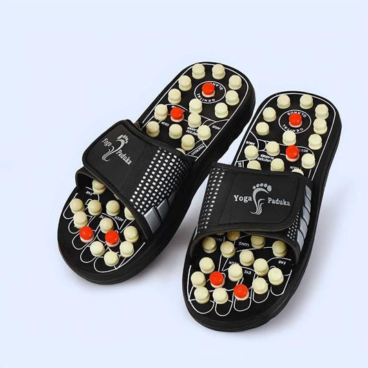 Acupressure & Magnetic Therapy Paduka Slippers for Men and Women | Health Massage Sandals for Full Body Blood Circulation
