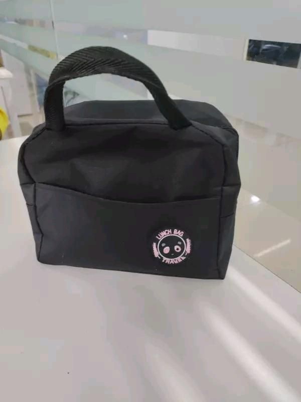 Insulated Portable & Reusable Lunch Bag | Leak-Proof Hot & Cold Travel Lunch Bag for Office, School & Picnic (Black)