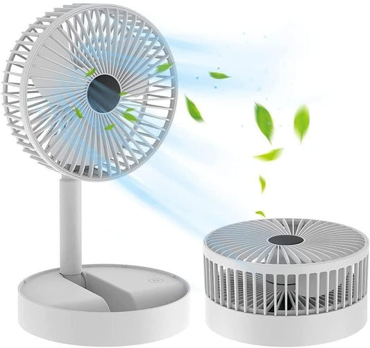 Powerful Rechargeable High-Speed Mini Table Desk Fan | Portable Cooling Fan for Home, Office & Travel